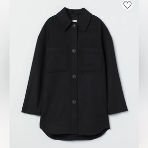 H&M oversized shirt jacket